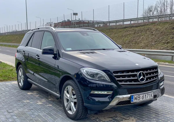 mercedes benz Mercedes-Benz ML cena 115000 przebieg: 213000, rok produkcji 2014 z Warszawa